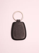 Rough With Metal Clip & Ring Key Chains By Gilani - Black GIL24MKC 03